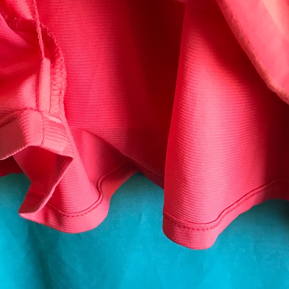 Old Navy Striped Neon Pink Orange Peach Dress XL - Picture 9 of 10